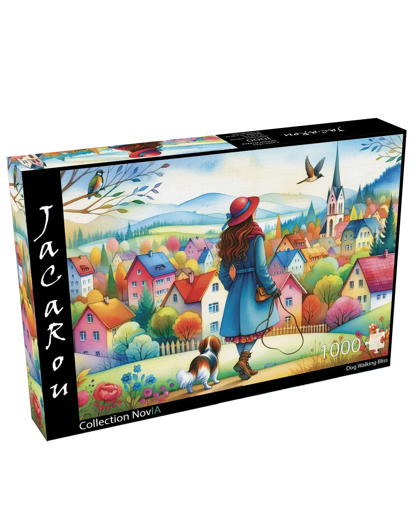 JaCaRou Puzzles Dog Walking Bliss 1000pcs