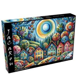 JaCaRou Puzzles Lovely Colorful Village 1000pc