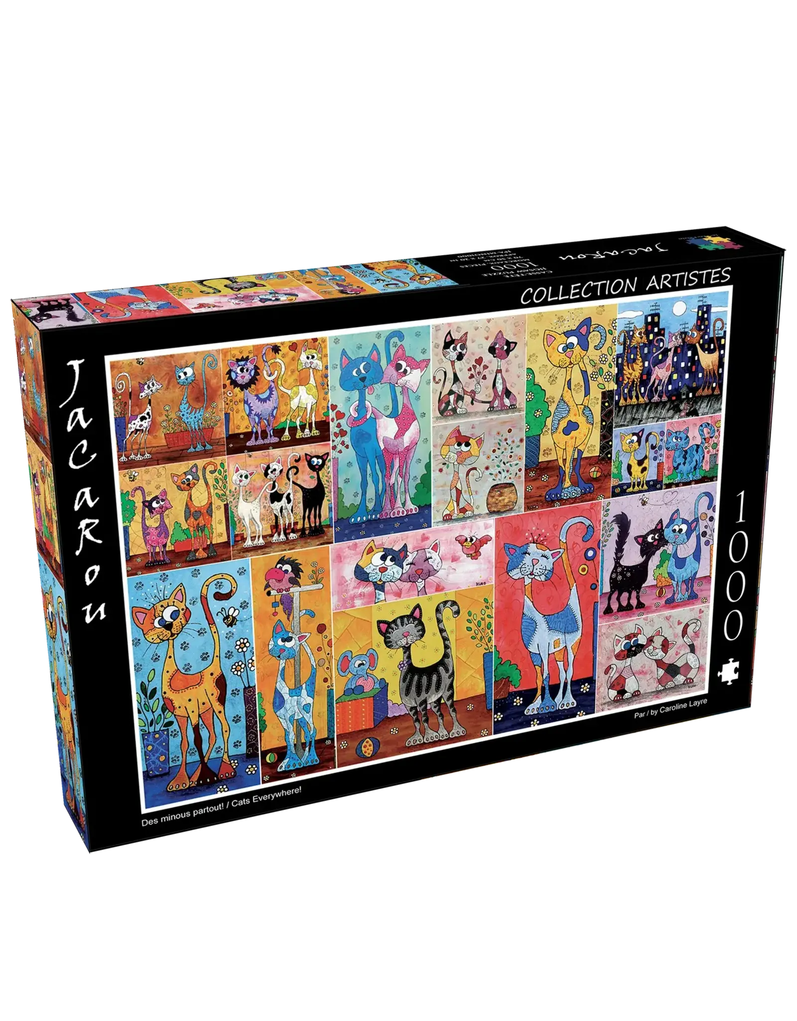 JaCaRou Puzzles Cats Everywhere! 1000pc