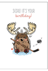 Squibbles Hockey Moose Card