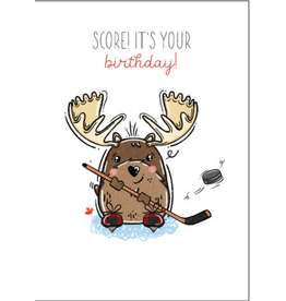 Squibbles Hockey Moose Card