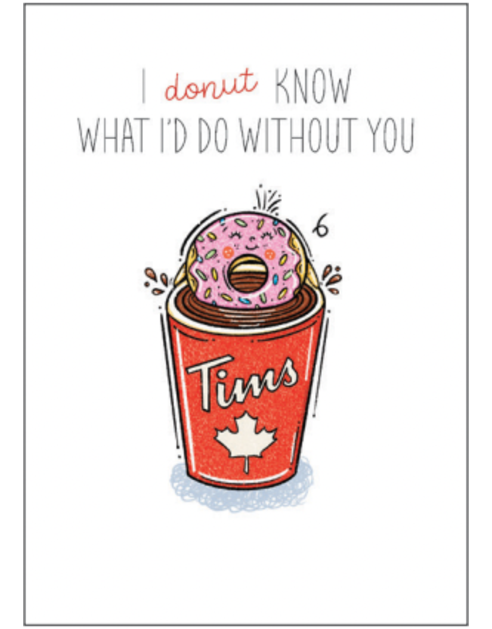 Squibbles I Donut Know Card
