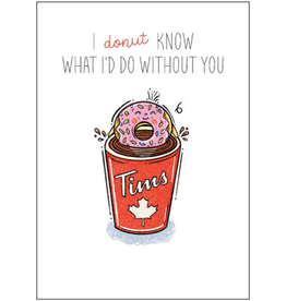 Squibbles I Donut Know Card