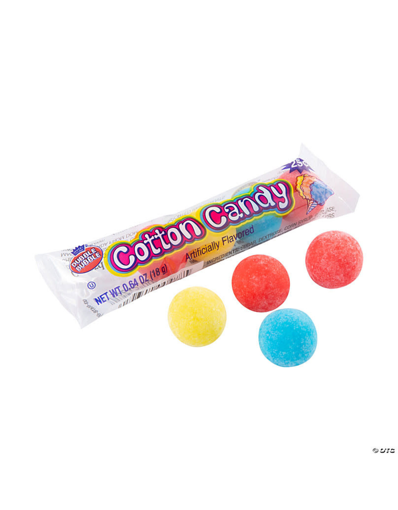 Dubble Bubble Cotton Candy 4-Ball Tube