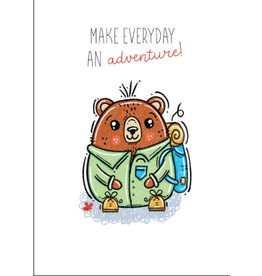 Squibbles Adventure Bear Card