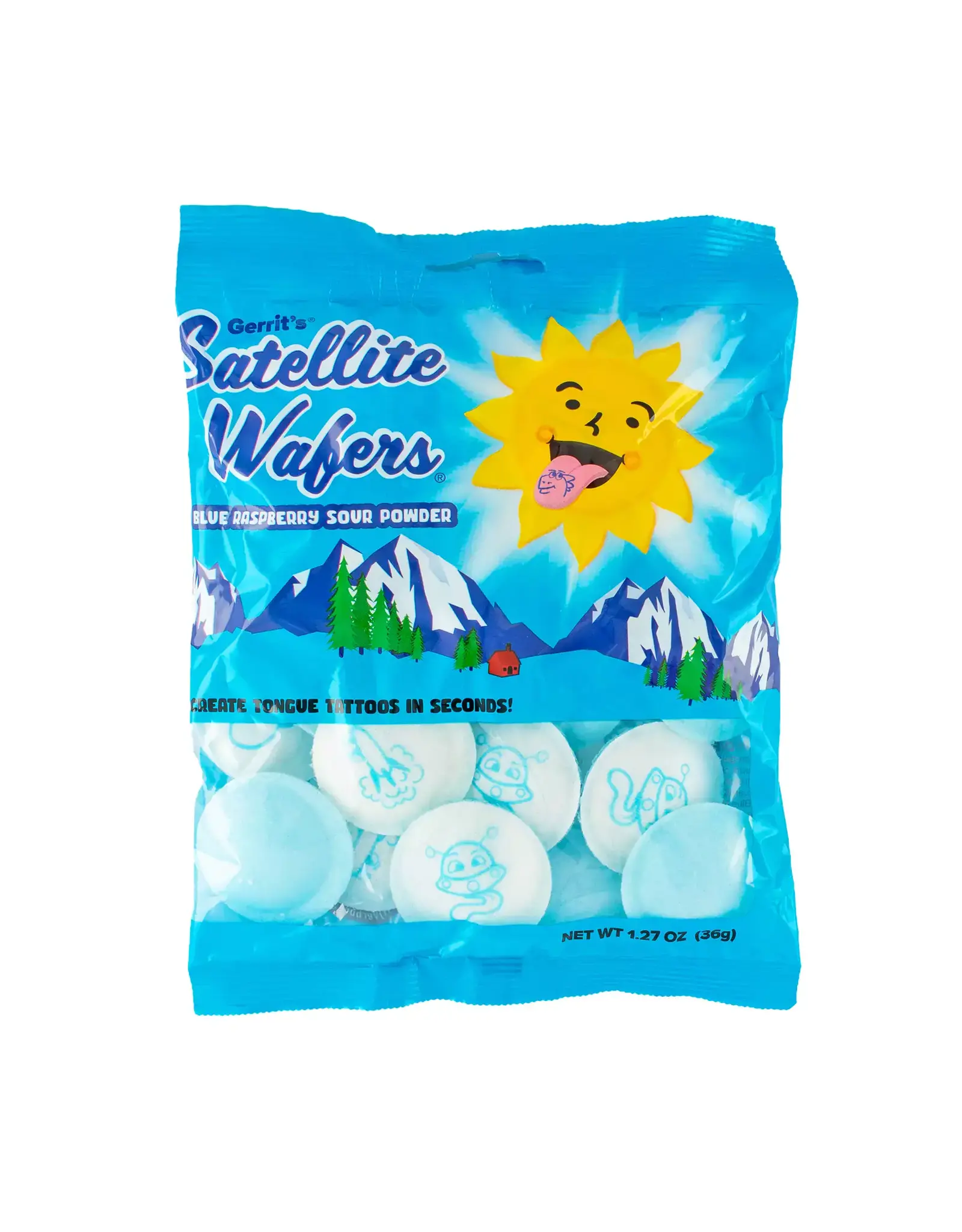 SATELLITE Blue Raspberry Wafers