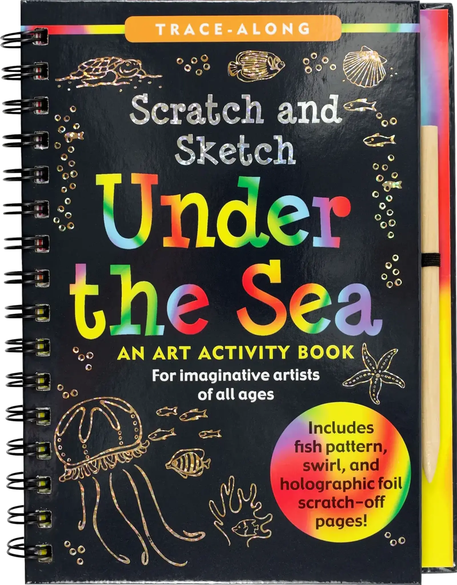 Peter Pauper Press Under the Sea Scratch and Sketch