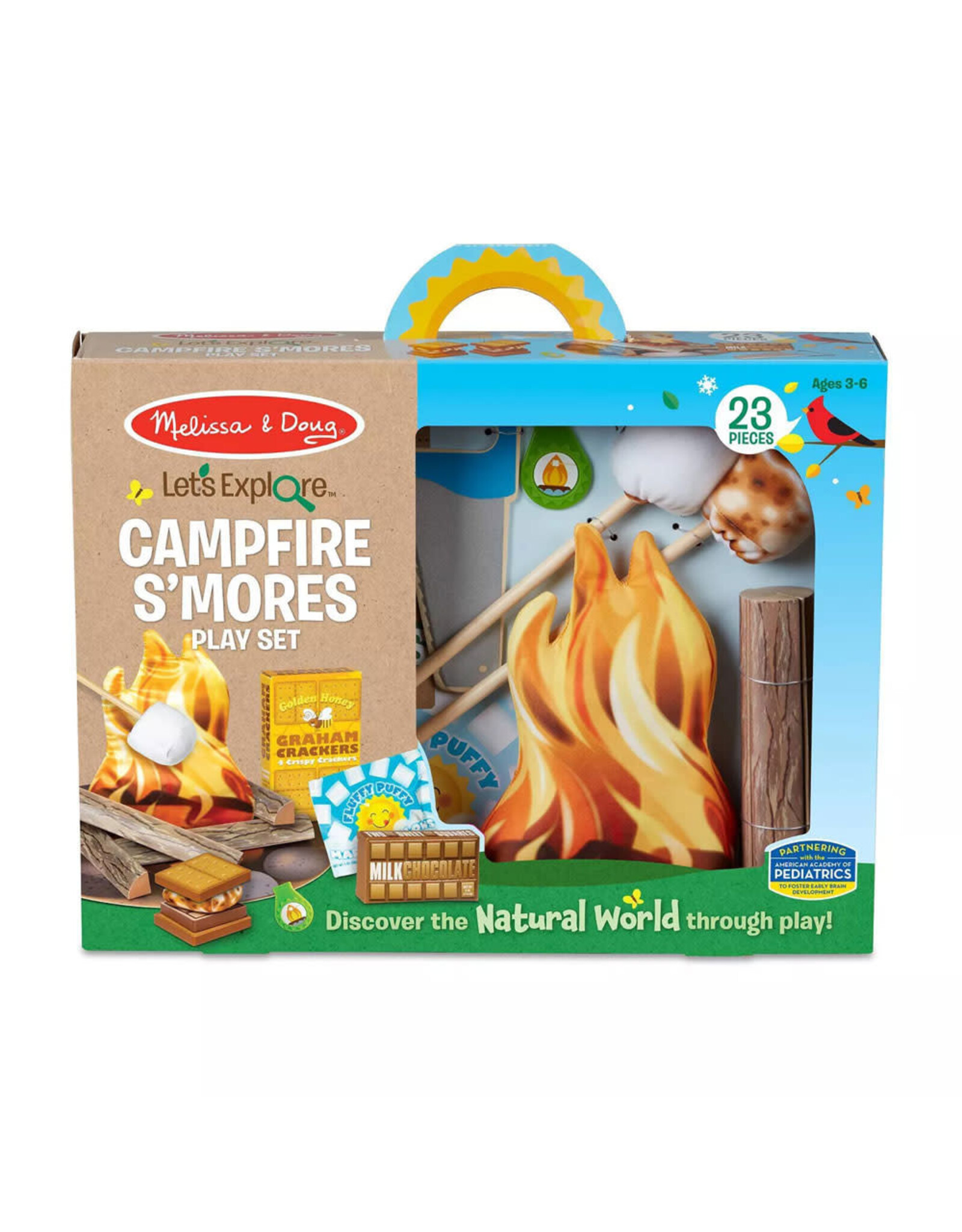 Melissa & Doug Melissa & Doug Let's Explore Campfire S'more Play Set
