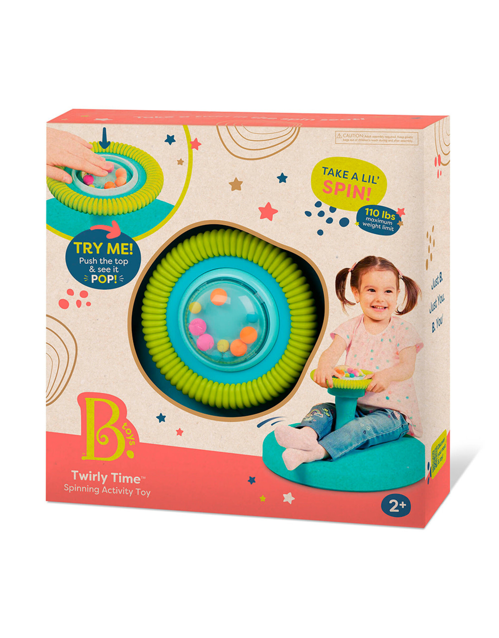 Twirly Time Spinning Activity Toy