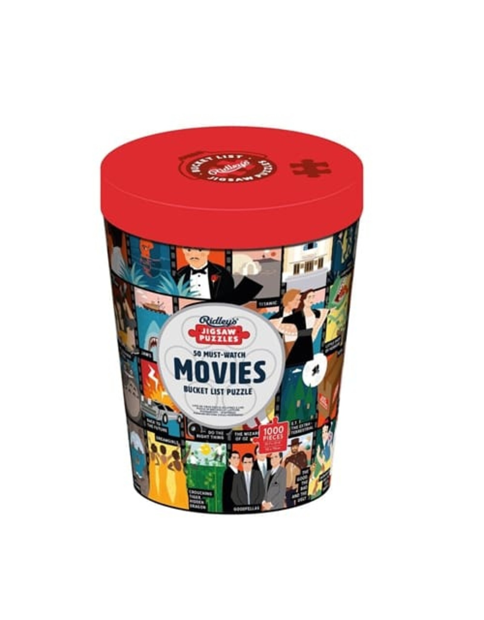 50 Must-Watch Movies Bucket List 1000pc