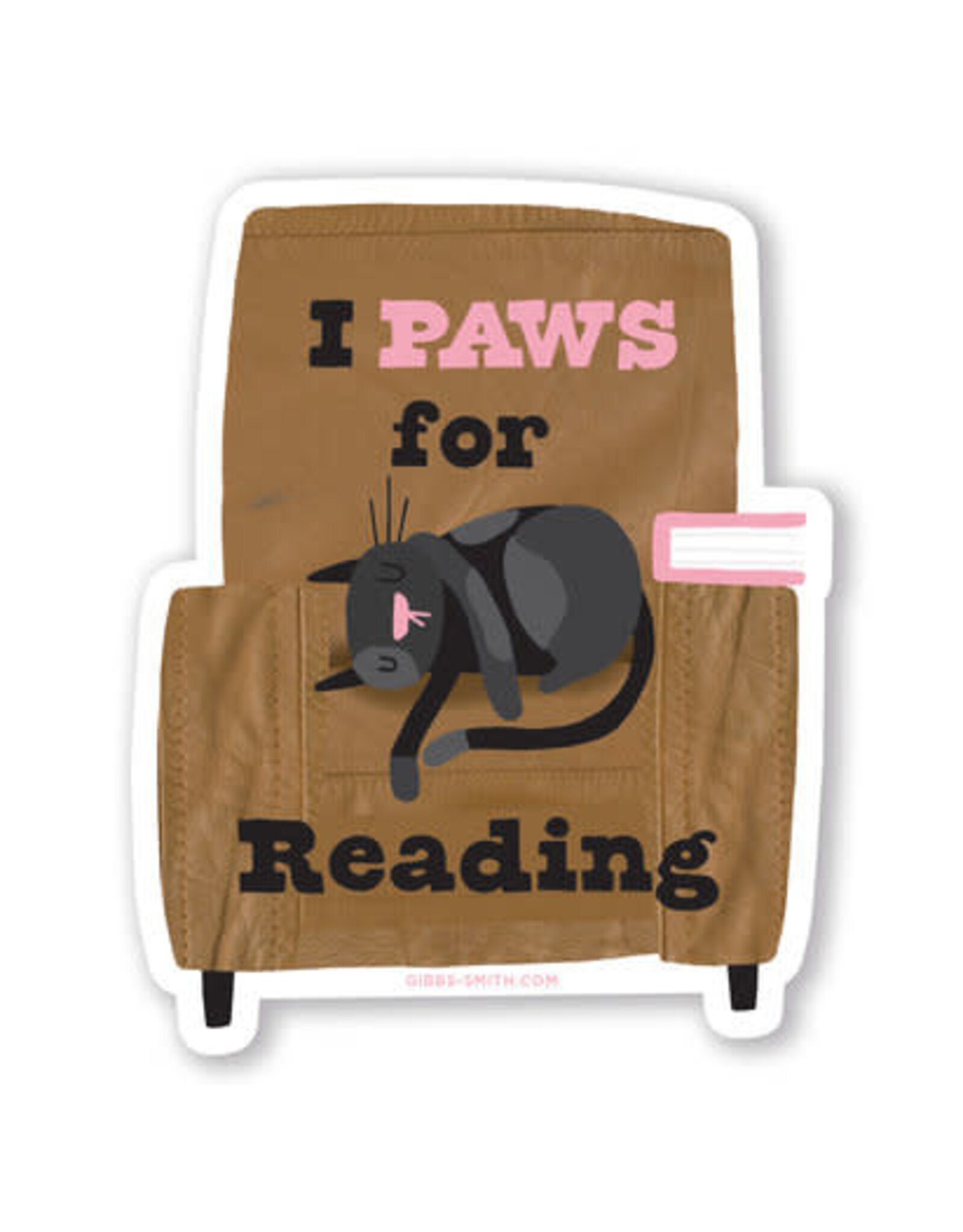I Paws for Reading Sticker