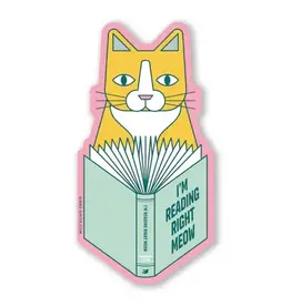 I'm Reading Right Meow Sticker