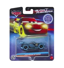 Mattel Cars Glow in the Dark Racers Vehicle - Jackson Storm