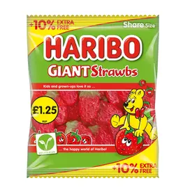 Haribo Haribo Giant Strawbs 154g (British)