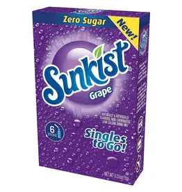 Sunkist - Grape Singles Drink Mix