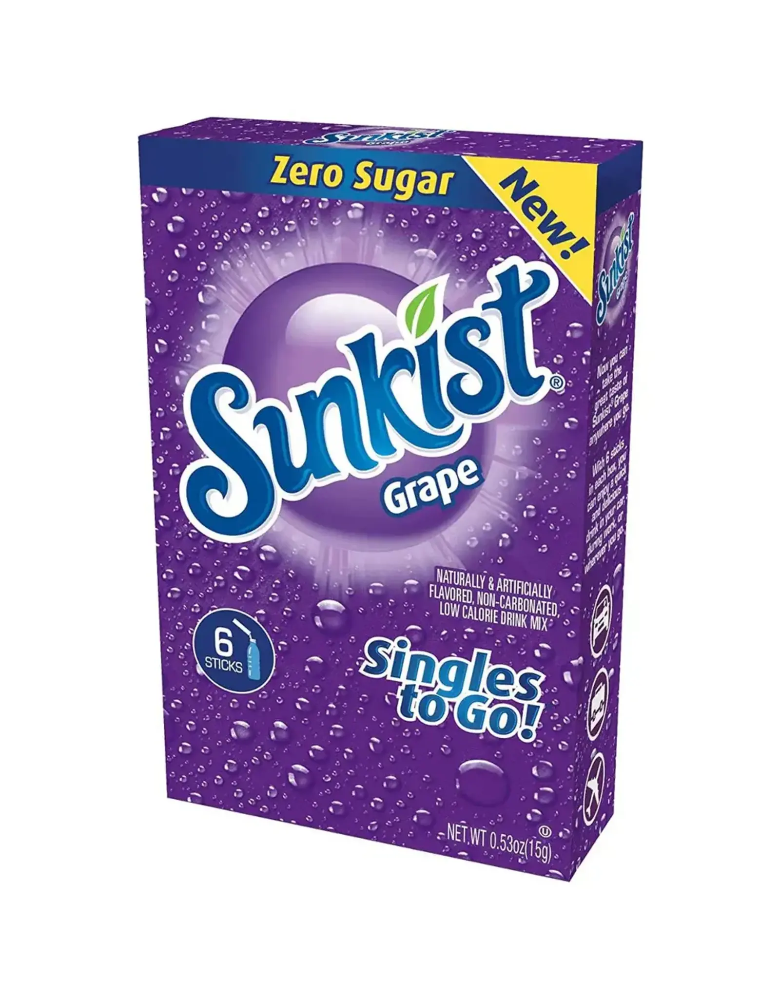 Sunkist - Grape Singles Drink Mix