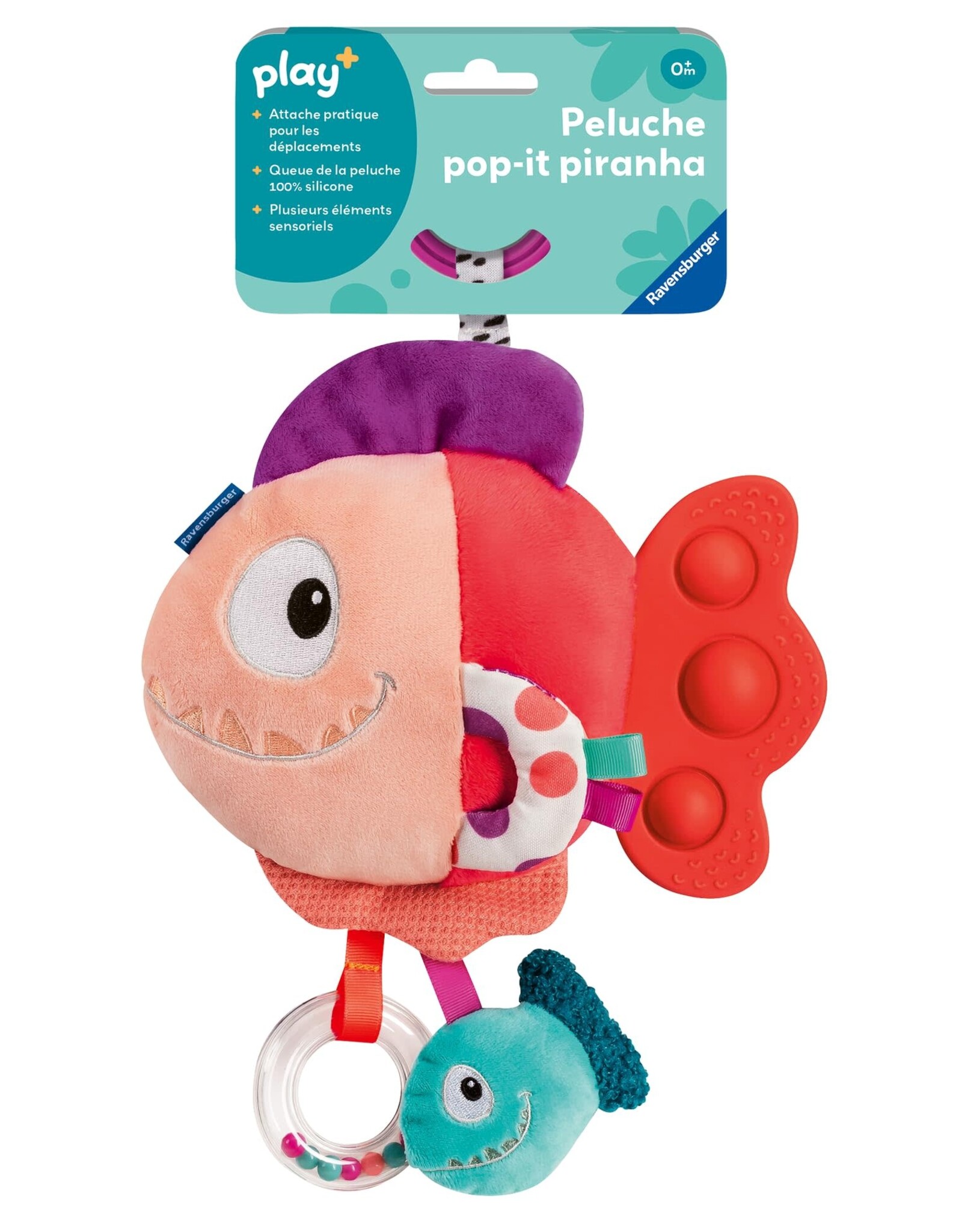 Ravensburger Play Red Pop-it Piranha