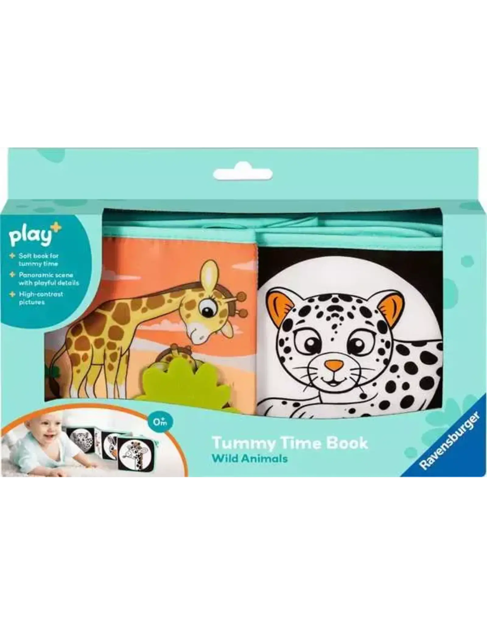 Ravensburger Tummy Time Book: Wild Animals