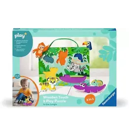 Ravensburger Wooden Touch & Play Puzzle: In The Jungle