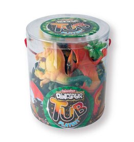 Deluxebase Tub Playset - Dinosaur