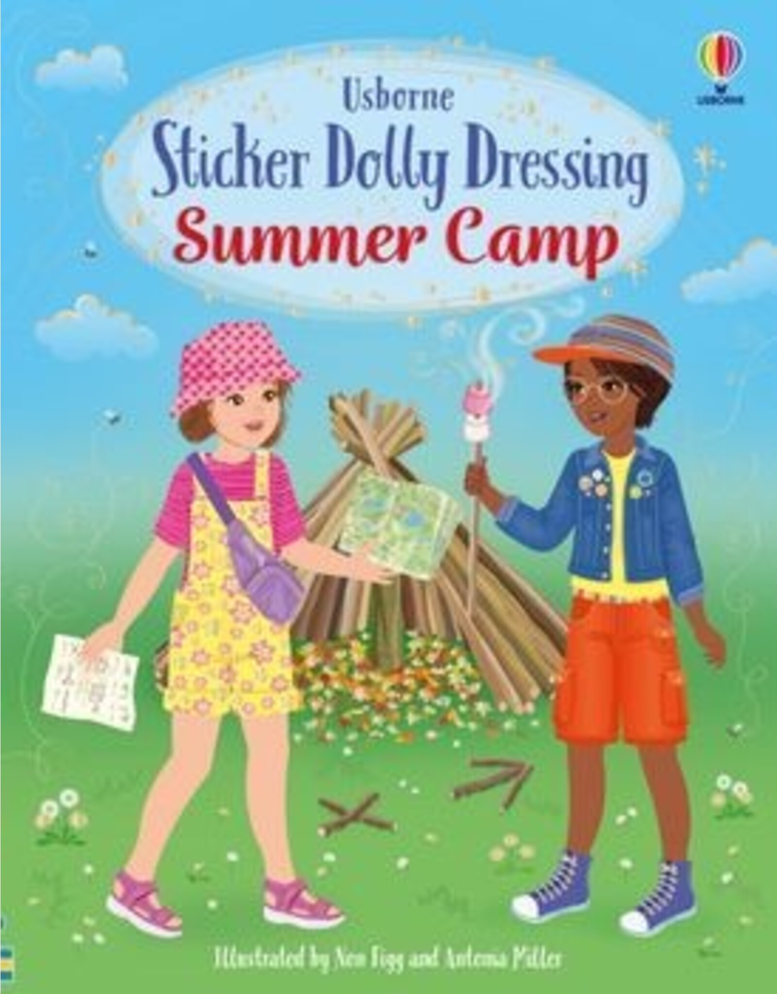 Usborne Sticker Dolly Dressing Summer Camp