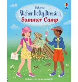 Usborne Sticker Dolly Dressing Summer Camp