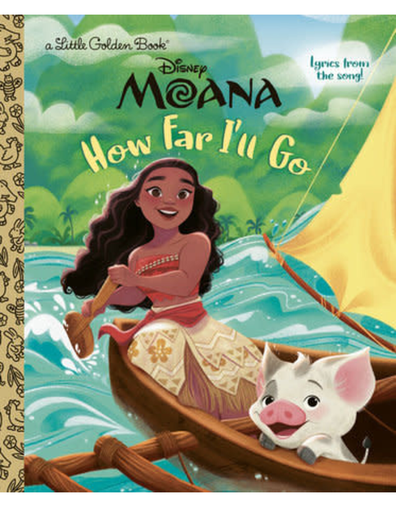 Little Golden Books How Far I'll Go (Disney Moana) Little Golden Book