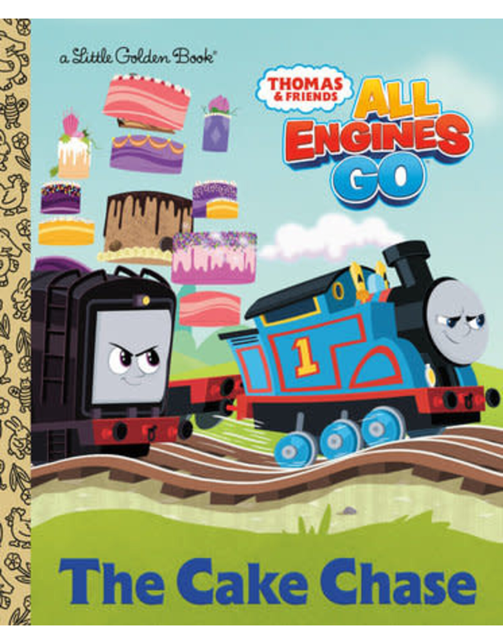 Little Golden Books The Cake Chase (Thomas & Friends: All Engines Go) Little Golden Book