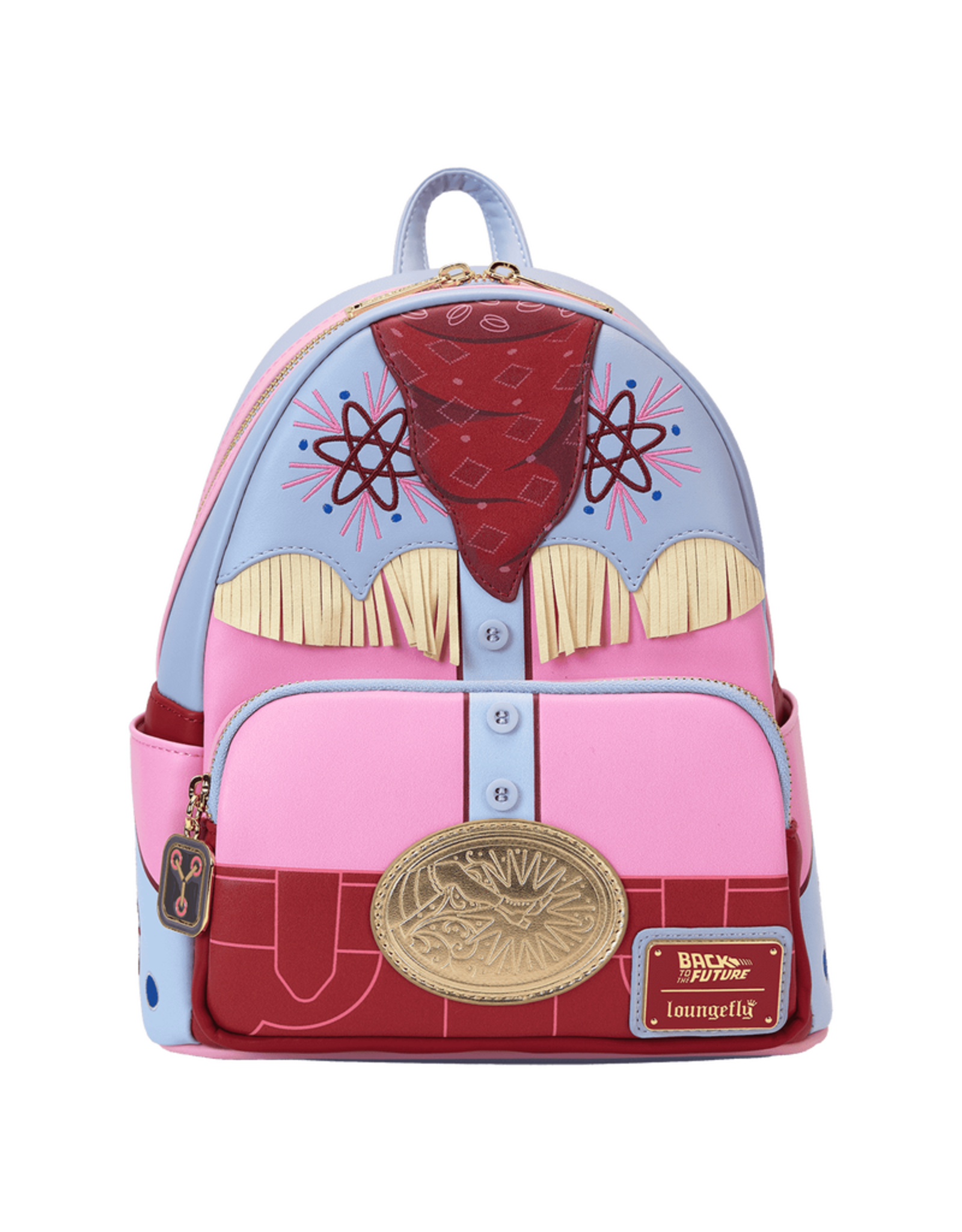 Loungefly Back To The Future 40th Anniversary Marty McFly Western Cosplay Mini Backpack
