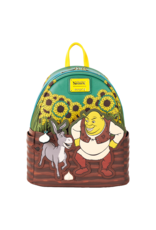 Loungefly Shrek & Donkey Sunflower Field Mini Backpack