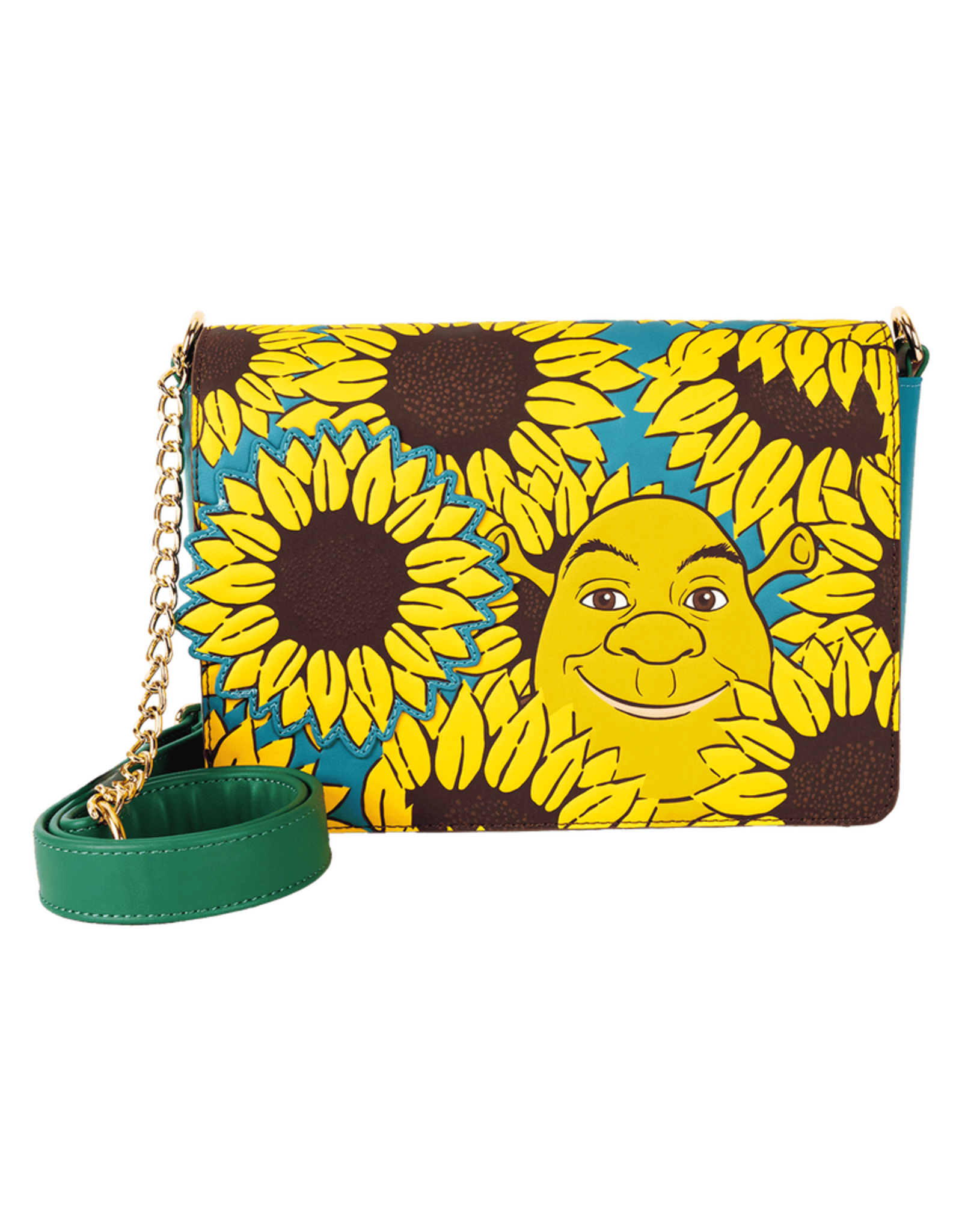 Loungefly Shrek & Donkey Sunflower Field Crossbody Bag