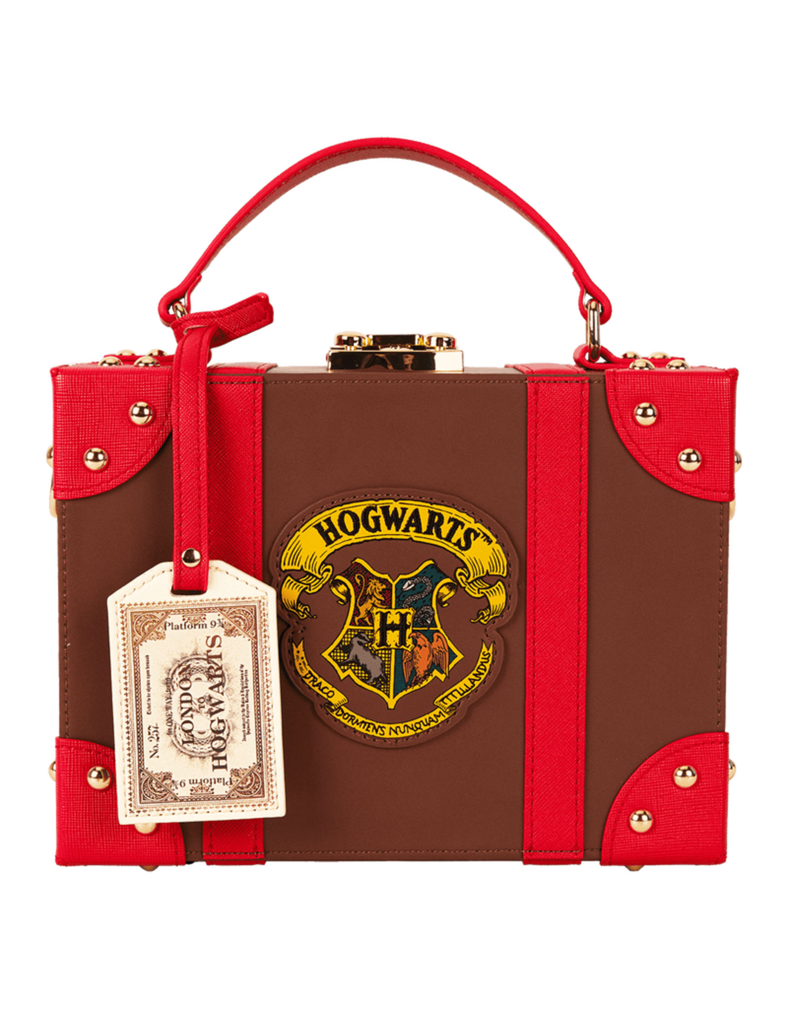 Loungefly Harry Potter Hogwarts Express Luggage Trunk Crossbody Bag