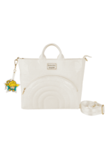 Loungefly Rainbow Brite Iridescent Convertible Backpack & Tote Crossbody Bag