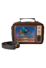 Loungefly Sesame Street Lenticular Retro TV Triple Lenticular Crossbody Bag