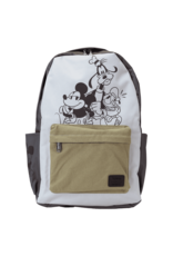 Loungefly Disney Mickey & Friends Canvas Nylon Full-Size Backpack
