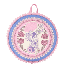 Loungefly Minnie Mouse Floral and Lace Mini Backpack