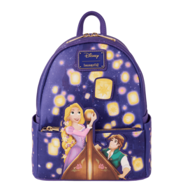 Loungefly Tangled Rapunzel & Flynn Rider Lantern Light Up Mini Backpack