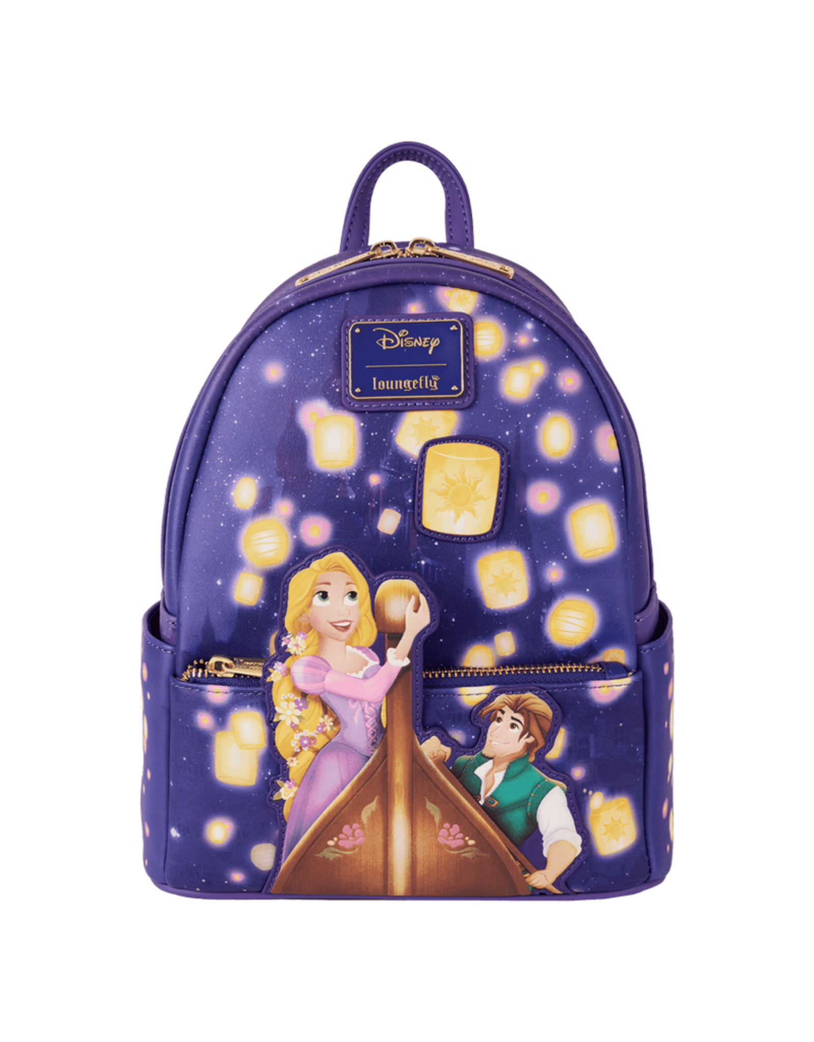 Loungefly Tangled Rapunzel & Flynn Rider Lantern Light Up Mini Backpack