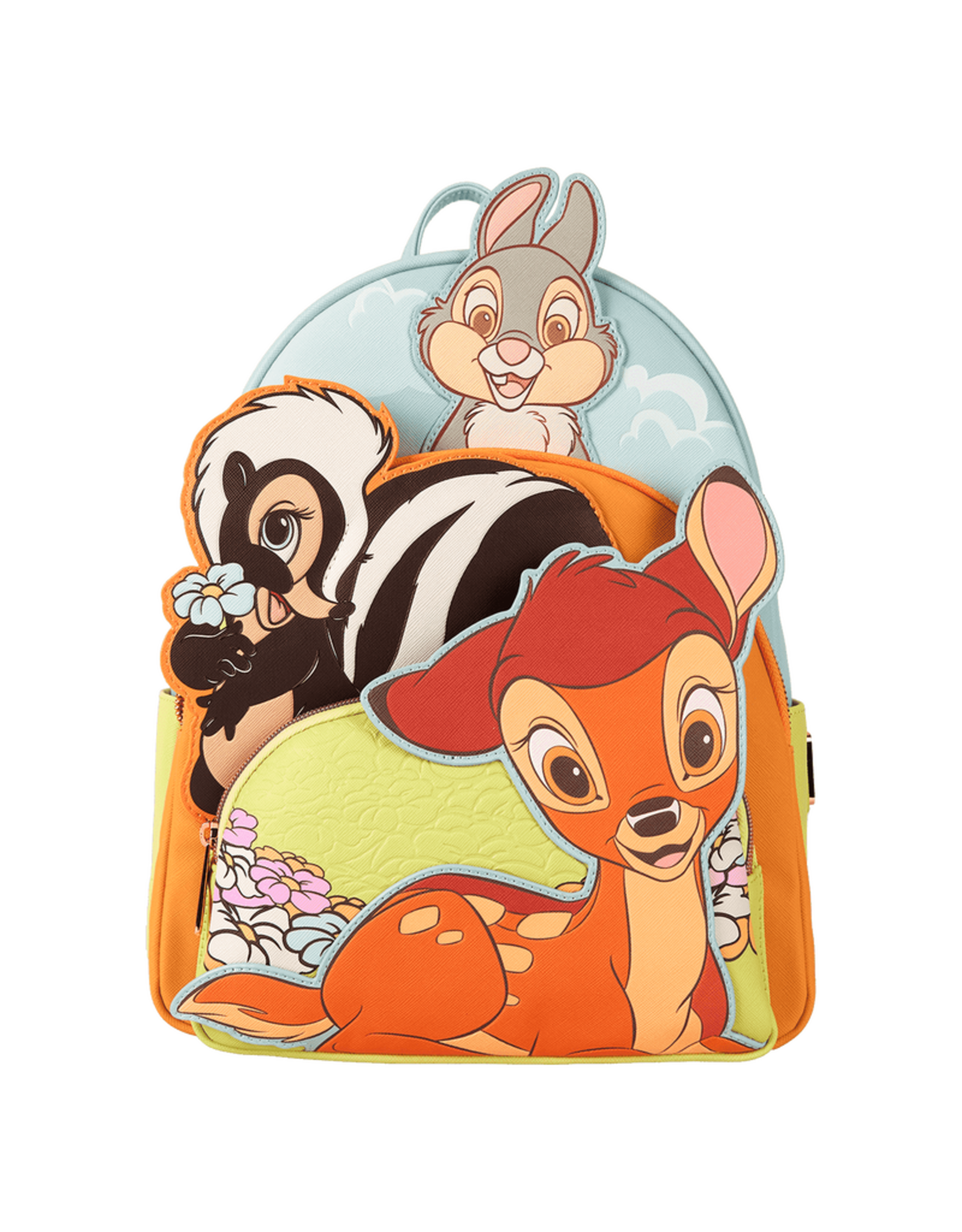 Loungefly Bambi & Friends Triple Pocket Mini Backpack