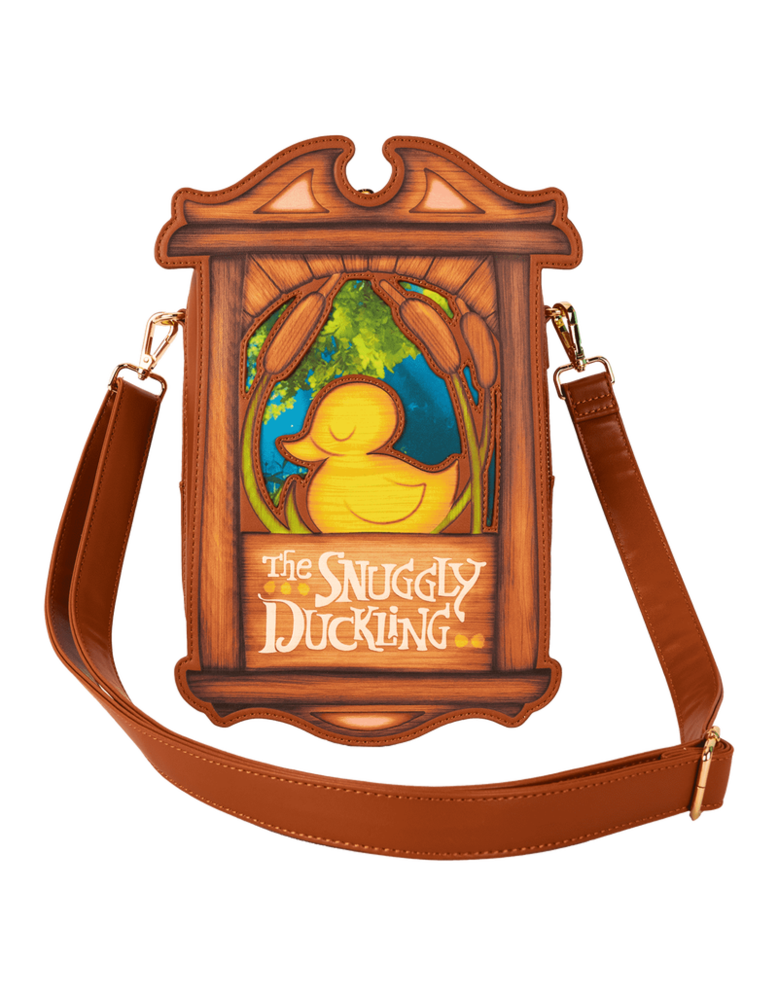Loungefly Tangled Rapunzel The Snuggly Duckling Crossbody Bag