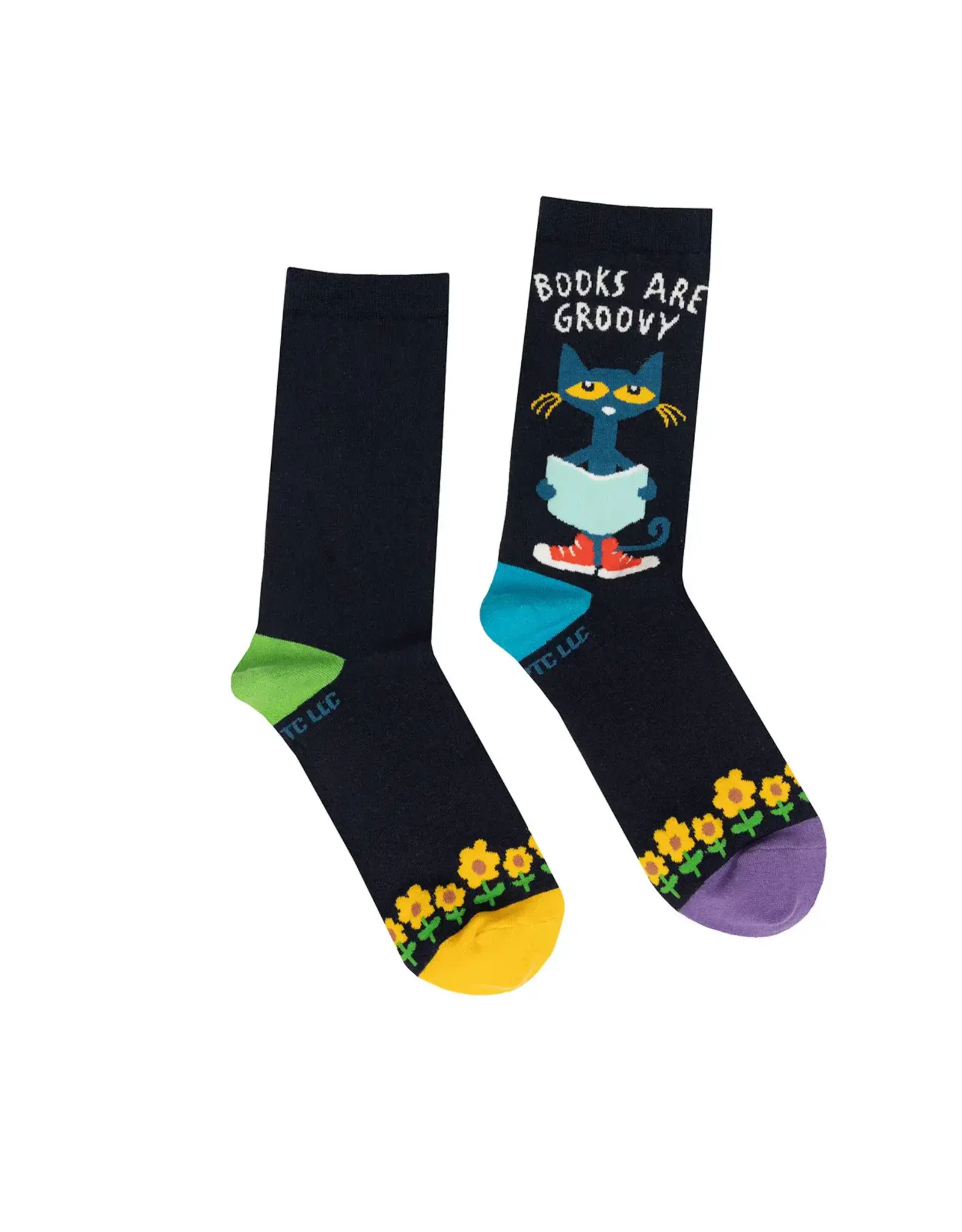 Out of Print Pete The Cat - Books Are Groovy Socks