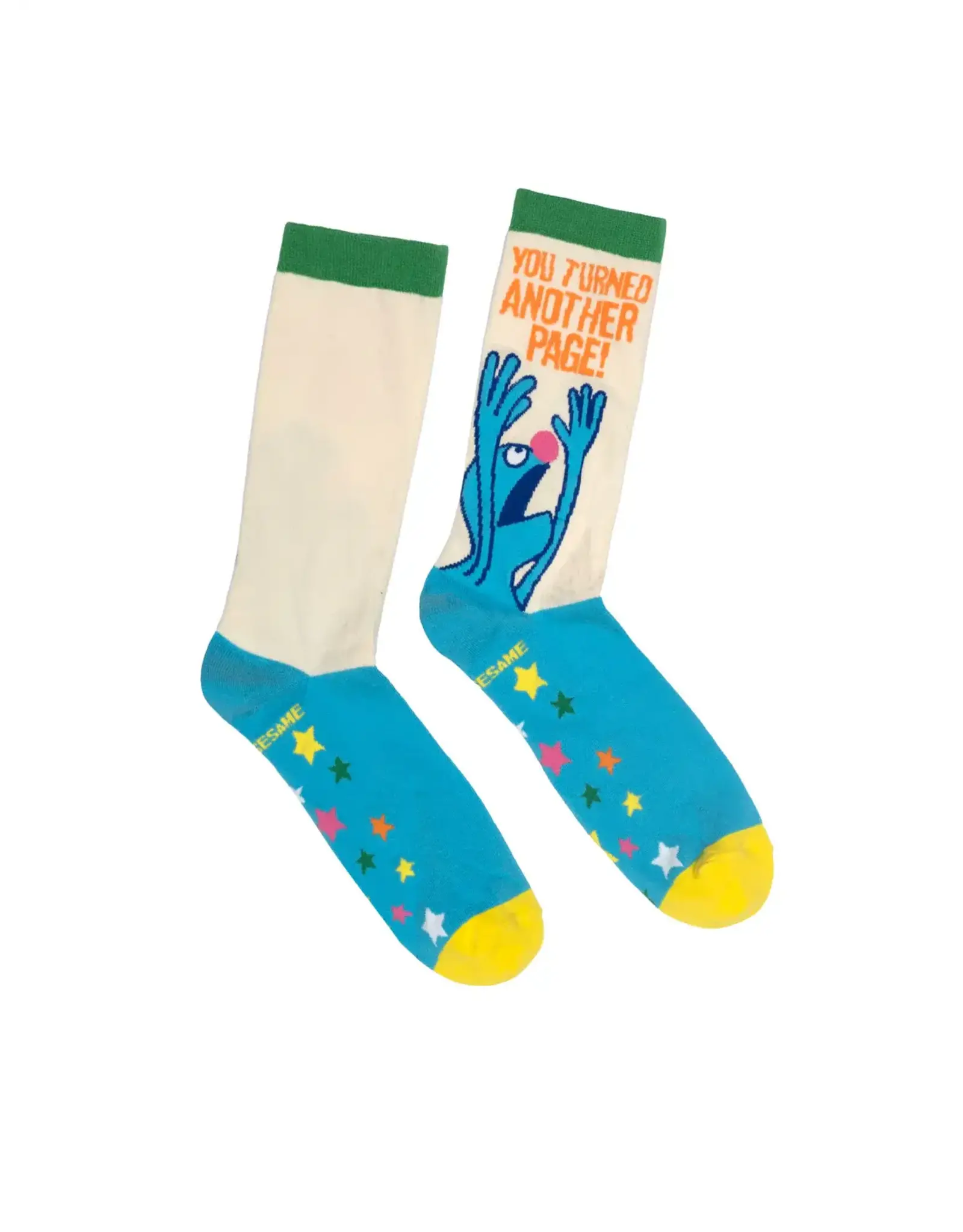 Out of Print Sesame Street - The Monster at the End of This Book Socks