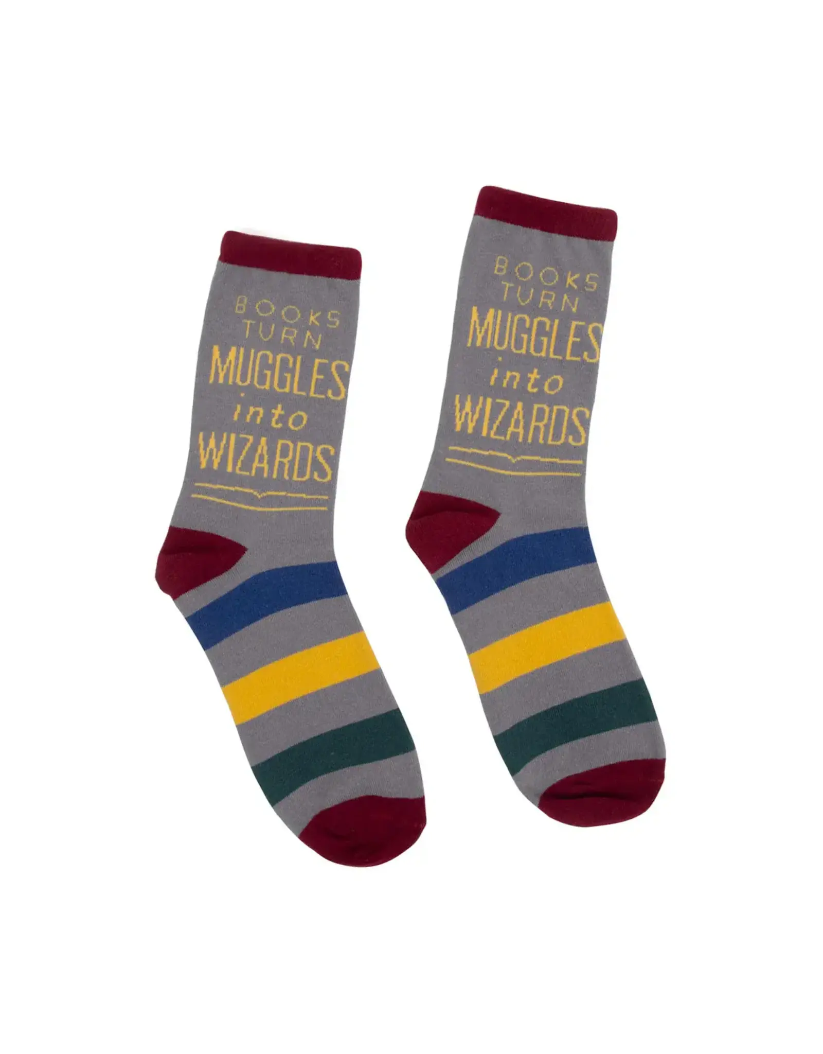 Out of Print Books Turn Muggles Into Wizards Socks