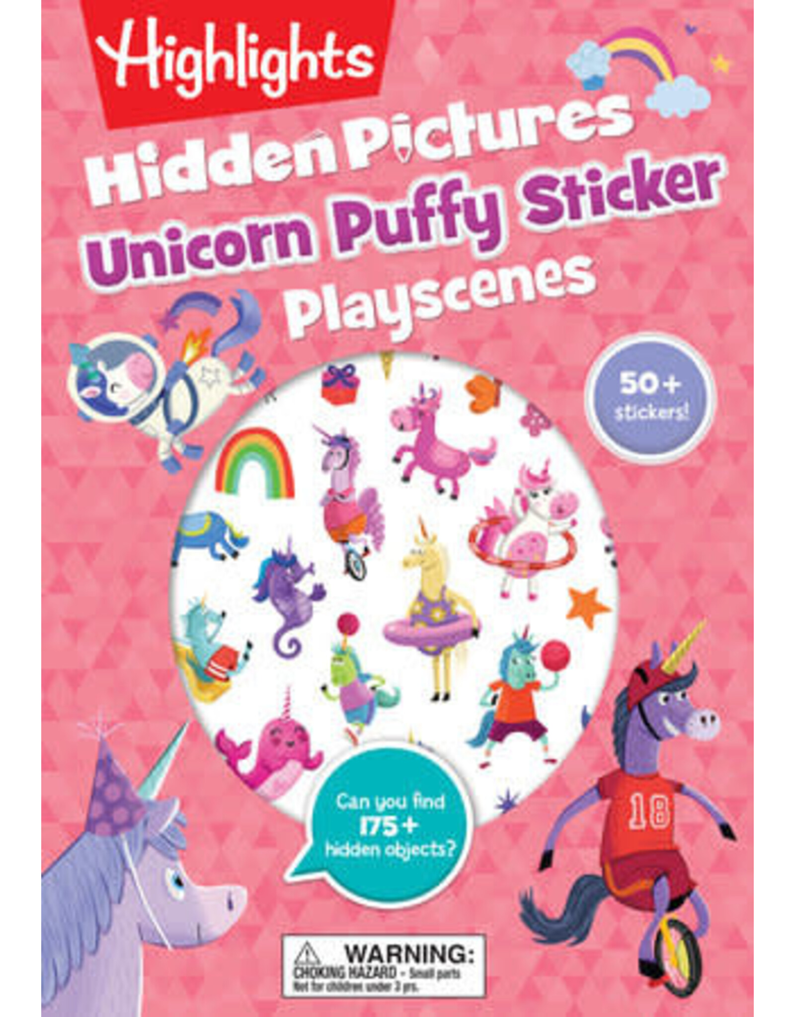 Highlights Highlights Unicorn Hidden Pictures Puffy Sticker Playscenes