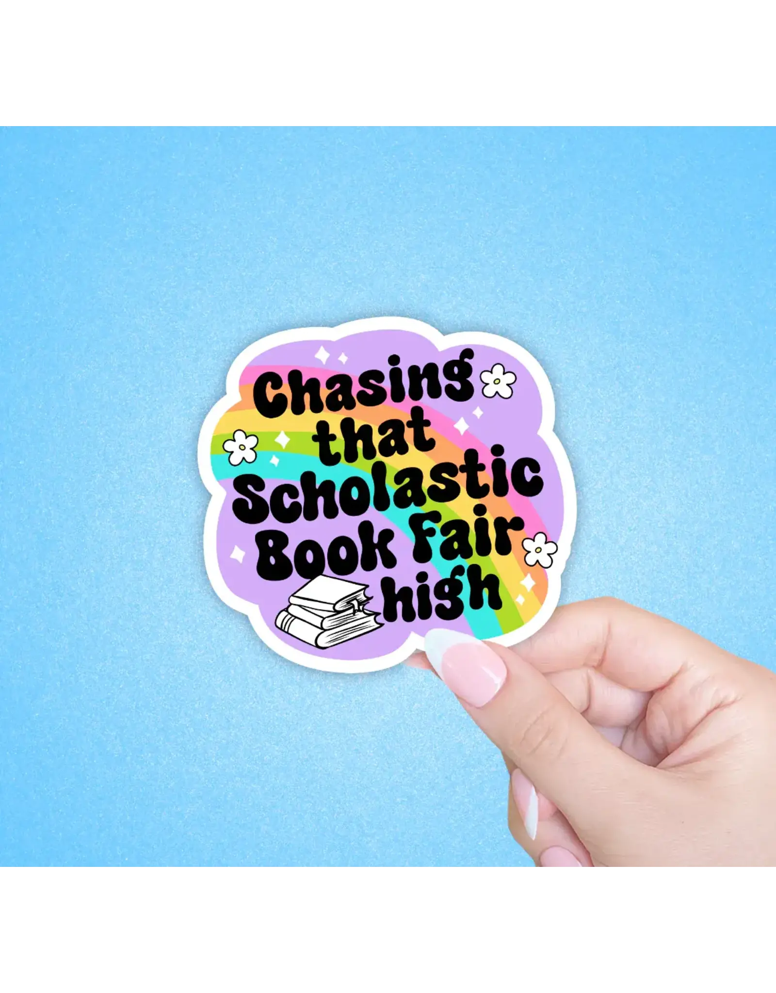Radical Buttons Scholastic Book Fair High Sticker