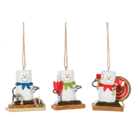 Ganz S'mores Outdoor Game Ornaments