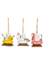 Ganz S'mores in Pool Float Ornament