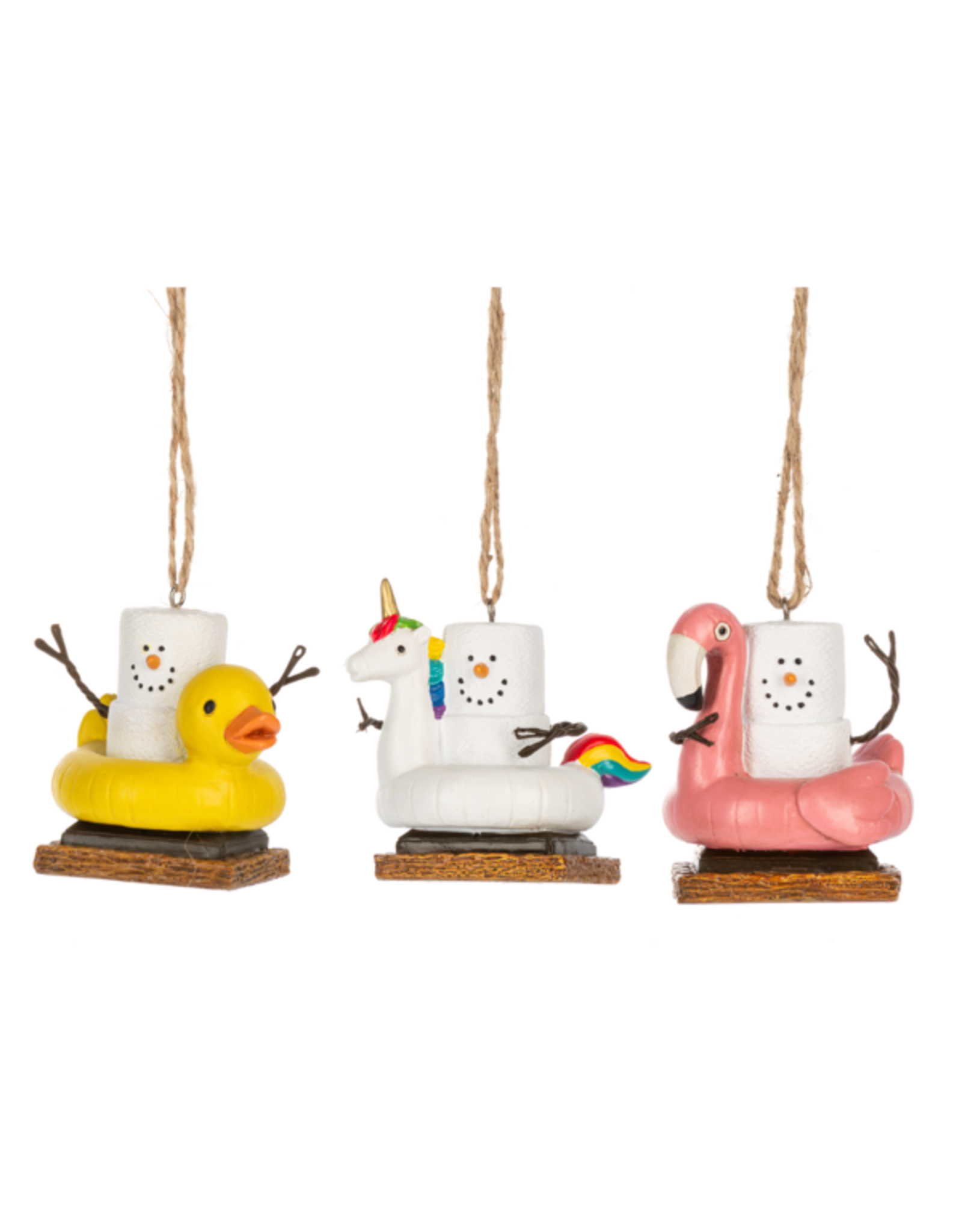 Ganz S'mores in Pool Float Ornament