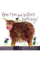 Alex Clark Art Pure Dead Brilliant Card