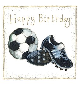Alex Clark Art Football Boots Card